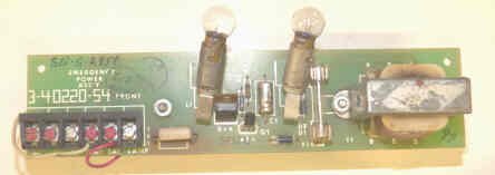 BOARD, CIRCUIT, EMERGENCY LIGHT, EVC/ELC HAUGHTON # 3-40220-54