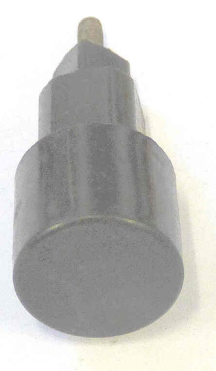 BUTTON, BLACK, ROUND, SQUARE SHANK, BLANK WESTINGHOUSE # R9624__