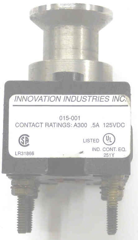 SWITCH, PULL TO STOP, SS, AS SHOWN, INNOVATION # 015001