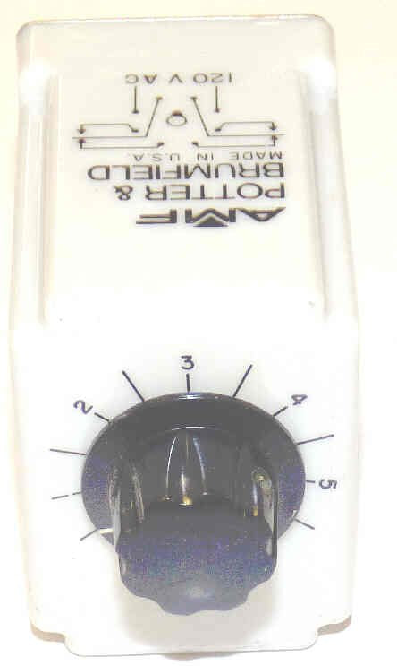 RELAY, TIMING, DPDT, 120VAC, 1-180 SECONDS, OCTAL BASE P & B # CHB-38-70003
