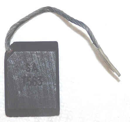 BRUSH, CARBON, T563 GRADE, .375 X 1 X 1.75 ARMOR