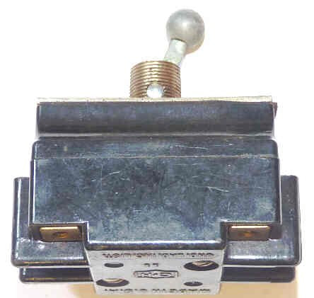 SWITCH, TOGGLE, RUN/STOP FOR TOP OF CAR CONTROL ARMOR # 11839-01