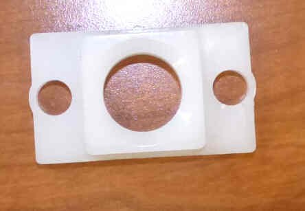 HALO, WHITE, SQUARE SURROUND, MODEL SRW MOLDED PLASTIC GAL # PMDG-0073N