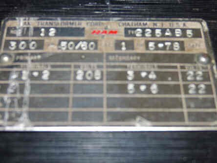 TRANSFORMER, 300VA, SINGLE PHASE, 208 PRIMARY, 22 VOLT SECONDARY OTIS # 225AB5