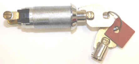 SWITCH, KEYED, 2 POSITION, MOMENTARY, SPRING RETURN, ACE BARRELL KEY #1