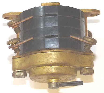 SWITCH, ROTARY, 4 STACK, 6 CONTACT, 2 POSITION, SPRING RETURN, MARKED C10513