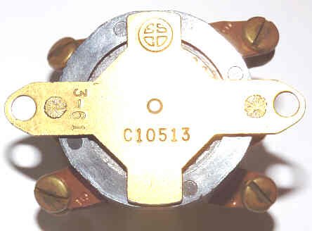 SWITCH, ROTARY, 4 STACK, 6 CONTACT, 2 POSITION, SPRING RETURN, MARKED C10513
