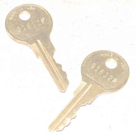 KEY, USED WITH VARIOUS KEYED SWITCHES CHICAGO 1612P