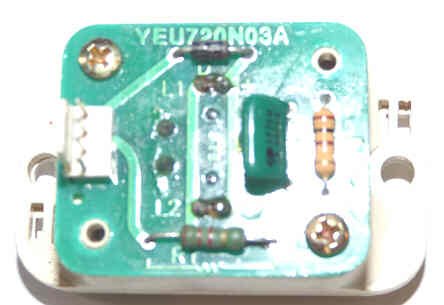 MODULE, BUTTON, SS FRONT, MARKED B LIGHTS RED, P.C. BOARD LG # YEU720N03A