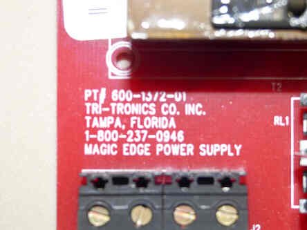 POWER SUPPLY, MAGIC EDGE TRI-TRONICS # PSC-1 16913