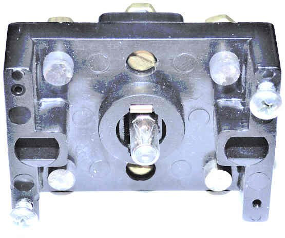 BASE, BUTTON, MONITOR,WITH 4 N.O. CONTACTS AND BULB HOLDER AS SHOWN