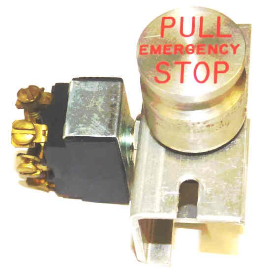SWITCH, STOP, MONITOR, PULL TO STOP, SS, AS SHOWN, VANDAL RESISTANT, MN-B13