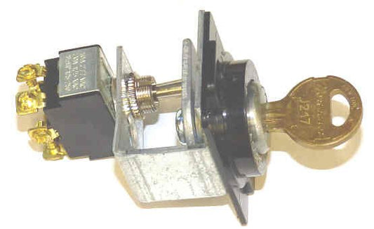 SWITCH, KEYED, MONITOR, ACCESS, UP-OFF-DOWN, AS SHOWN