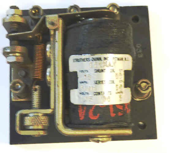RELAY, SENSING, SPDT, 115 VDC, STRUTHERS-DUNN # 112XAX