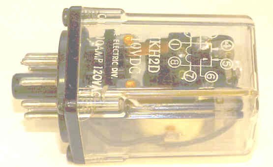 RELAY. 110 VDC. 2PDT, 8 PIN OCTAL LINE # MKH2D