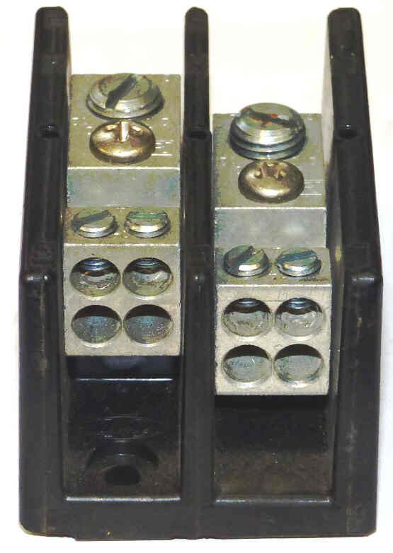 BLOCK, TERMINAL, POWER DIST , 2 POLE, 600 VAC BUSSMAN # 16220-2 PDA20104042