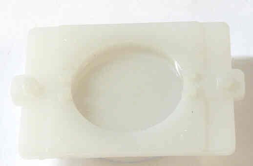 BUTTON, E LINE, WAFER, CLEAR CAP, MARKED 6 IN BLACK WESTINGHOUSE # 323C855H06