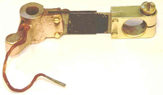 HOLDER, CARBON, 1/2 DIA., 3 X 5/8, 1/4 MOUNTING HOLE, 2 BARE SHUNT
