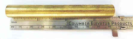 SLEEVE, BRASS, MACHINED, USED ON M70 2 POLE CONTACTOR PAYNE # K1370