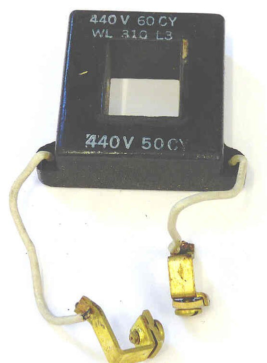COIL, 440VAC, MOULDED, SIZE 0 & 1 SERIES 5000 CONTACTORS WARD LEONARD # 310L3