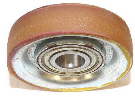 WHEEL, ROLLER GUIDE, HYDRAULICS, 3 DIAMETER, .6693 BEARING DOVER # 9834734