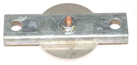 INSERT, BLANK, STAINLESS STEEL, 1 3/8 DIA. CAR & HALL STATIONS GAL PB5-0002N