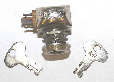 SWITCH, KEYED, CAR STATION, MARKED A-H OTIS # 6410R3