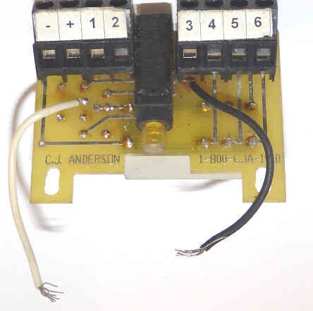 CIRCUIT BOARD, PUSHBUTTON, C.J. ANDERSON # PB 101