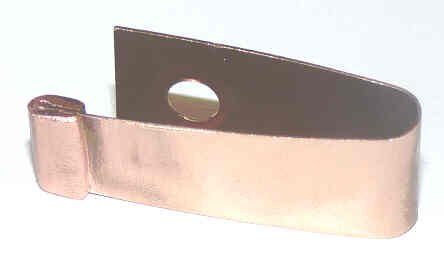 CONTACT, COPPER, 1/2 X 1 7/16 OVERALL, 3/16 HOLE C.J. ANDERSON # 47208