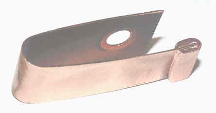 CONTACT, COPPER, 1/2 X 1 7/16 OVERALL, 3/16 HOLE C.J. ANDERSON # 47208