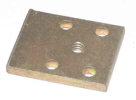 BASE, ARMATURE, STEEL, PLATED, O-R1200 RELAYS, PLUG IN, PILE-UP OTIS # 245AL1