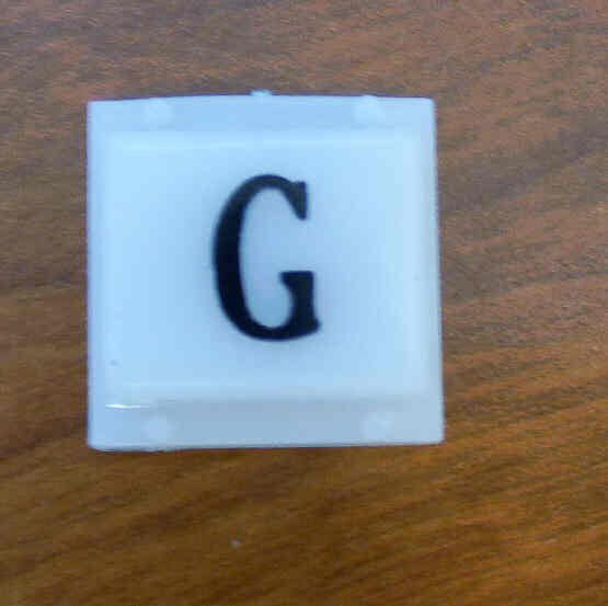 INSERT, POSITION INDICATOR, 'G', OBSOLETE STALEY # 11028-9A