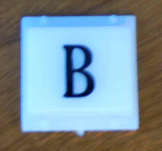 INSERT, POSITION INDICATOR, 'B', OBSOLETE STALEY # 11028-9A