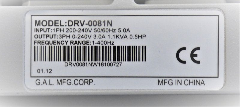 BOARD, CIRCUIT, DRIVE, 230 VAC, MOVFR II GAL# DRV-0081N