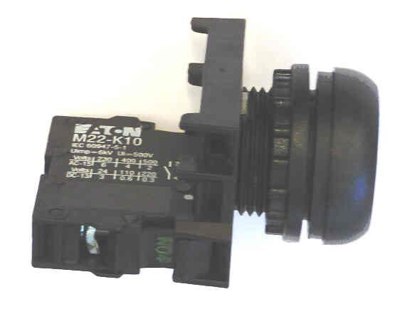 PUSHBUTTON, BLUE, MARKED ENABLE, N.O. CONTACT EATON CUTLER HAMMER