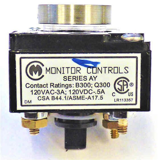 BUTTON, MONITOR, NON-ILLUMINATED, SS MARKED CALL CANCEL IN RED