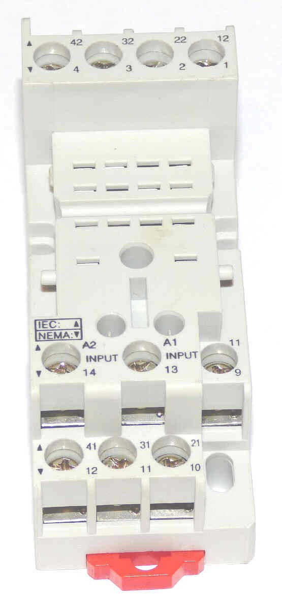 BASE, SOCKET, RELAY, 4PDT, ICE CUBE DAYTON # 1EGP7