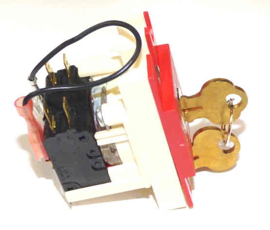 SWITCH. KEYED, FIRE SERVICE, HALL V7 FIXTURES, DOVER # 9846852