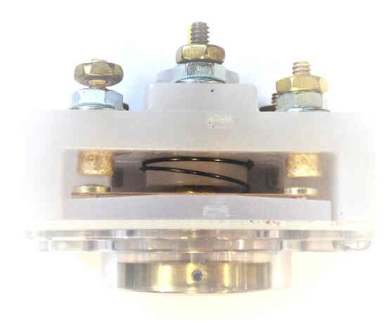 BUTTON, MONITOR, COMPLETE, BRONZE CAP, LED, 120VAC/VDC AF SERIES