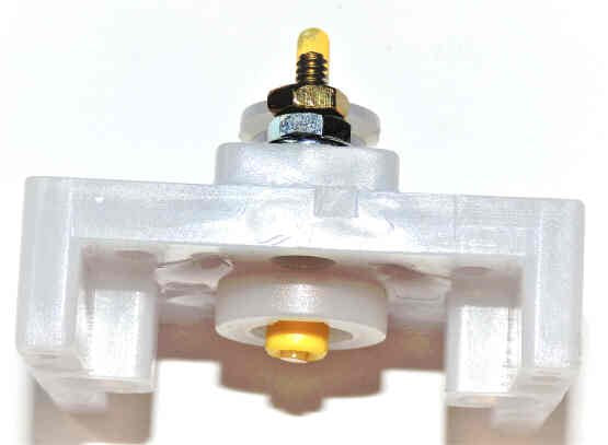 BUTTON, MONITOR, BASE WITH LAMP HOLDER & LED, AS SHOWN