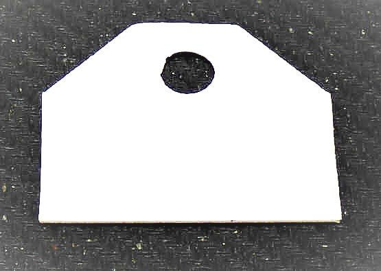 TAG, IDENTIFICATION, RELAY, PLASTIC, BLANK OTIS 102DA1