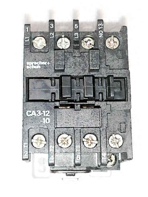 CONTACTOR, 3 POLE, 1 N.O. AUX., 24 VDC COIL SPRECHER & SCHUH # CA3-12-10
