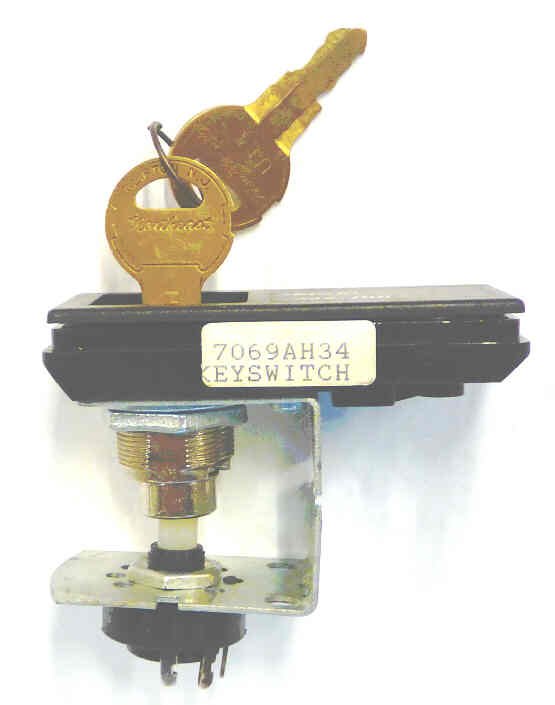 SWITCH, KEYED, INDEPENDENT SERVICE, UTA KEY, OTIS # 7069AH34