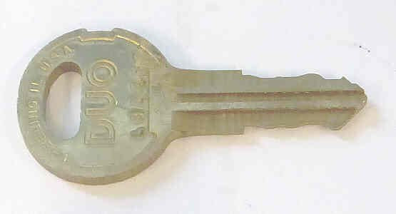 KEY, ILLINOIS LOCK, DUO, USED WITH ARMOR KEYED SWITCHES DUO # K7084