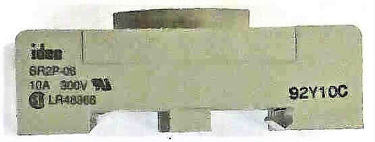 BASE, OCTAL RELAY, 8 PIN, 10A/300V, IDEC # 6R2P-08