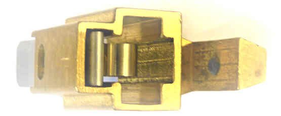 HOLDER, BRUSH, BRONZE, CAST, FOR .500 X 1 BRUSHES # 4110D65G08