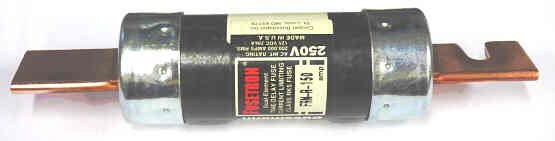 FUSE, TIME DELAY, 90 AMP, 250V BUSSMANN COOPER # FRN-R-90