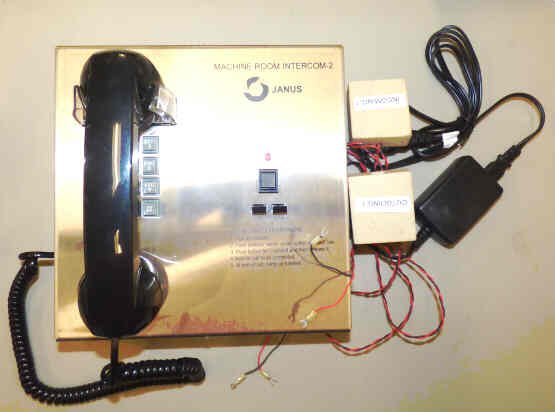 INTERCOM, MACHINE ROOM, PHONE, JANUS PART # SHW-MRI-2