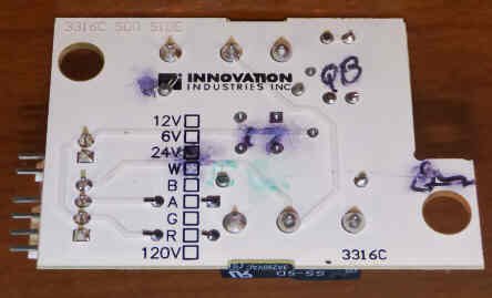 BOARD, CIRCUIT, INDICATOR, 4 PIN, 24V, WHITE LED INNOVATION # 59413316A-3W4