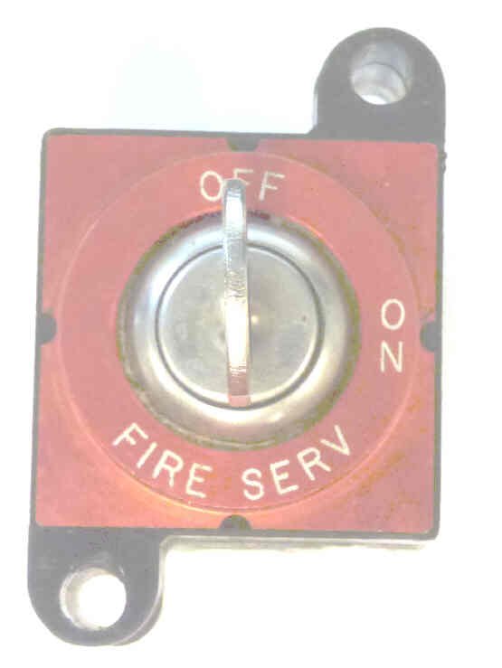 SWITCH, KEYED, FIRE SERVICE PHASE 1 WITH 2 WD01 KEYS ADAMS # AS468K14